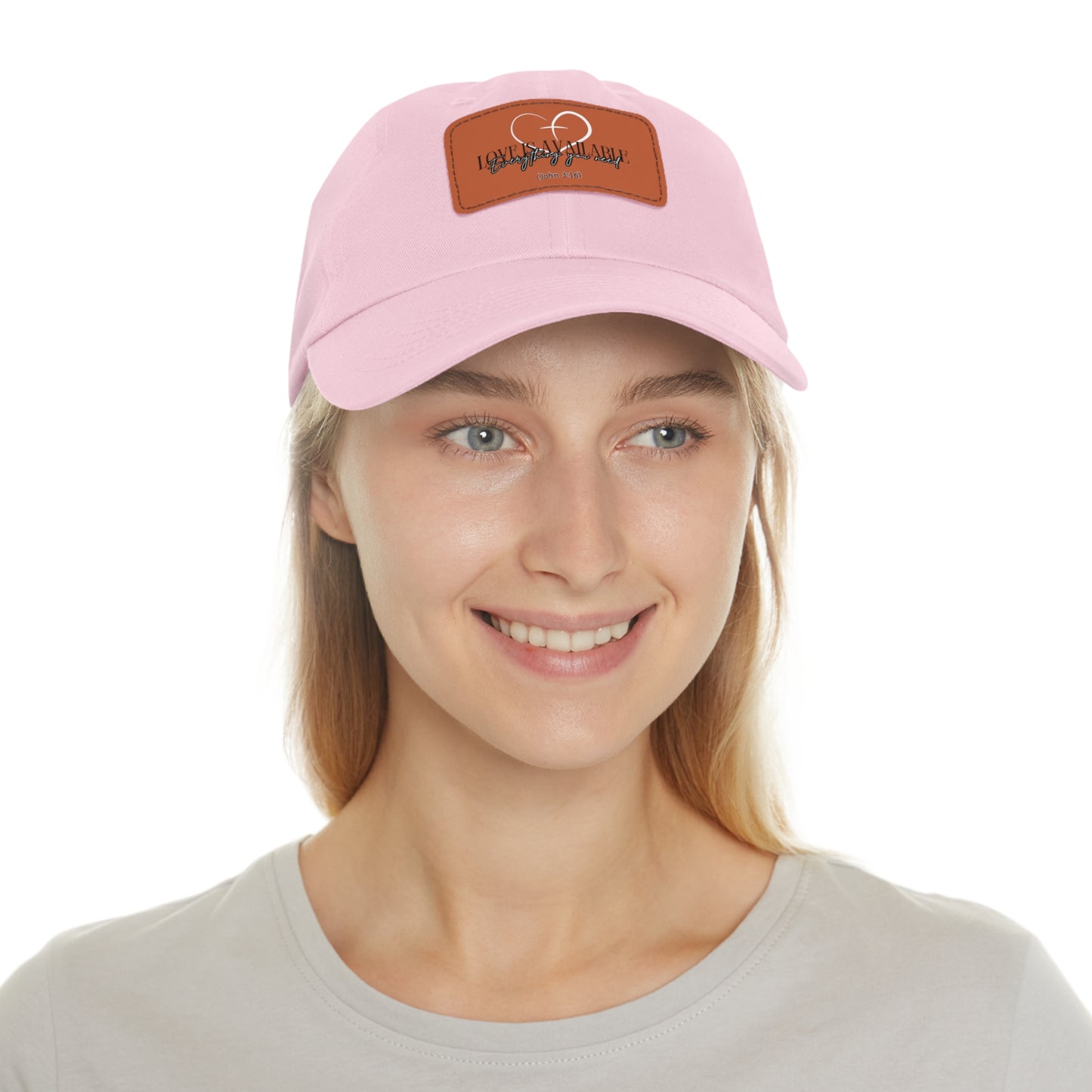 Love Dad Hat with Leather Patch (4 Colors)