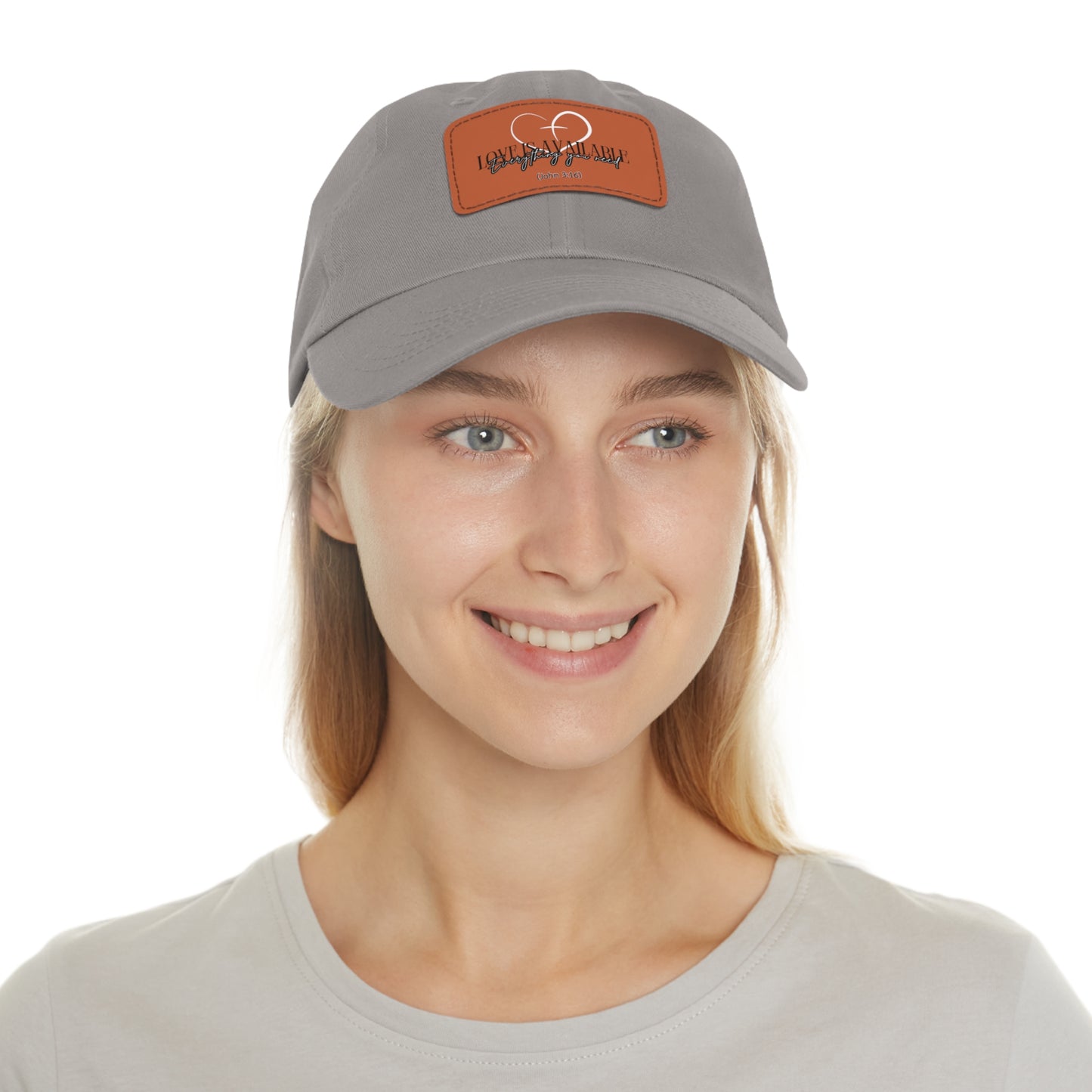 Love Dad Hat with Leather Patch (4 Colors)