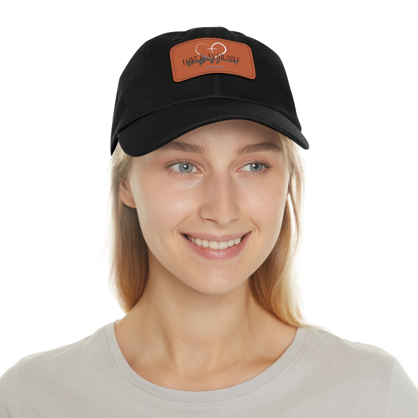 Love Dad Hat with Leather Patch (4 Colors)