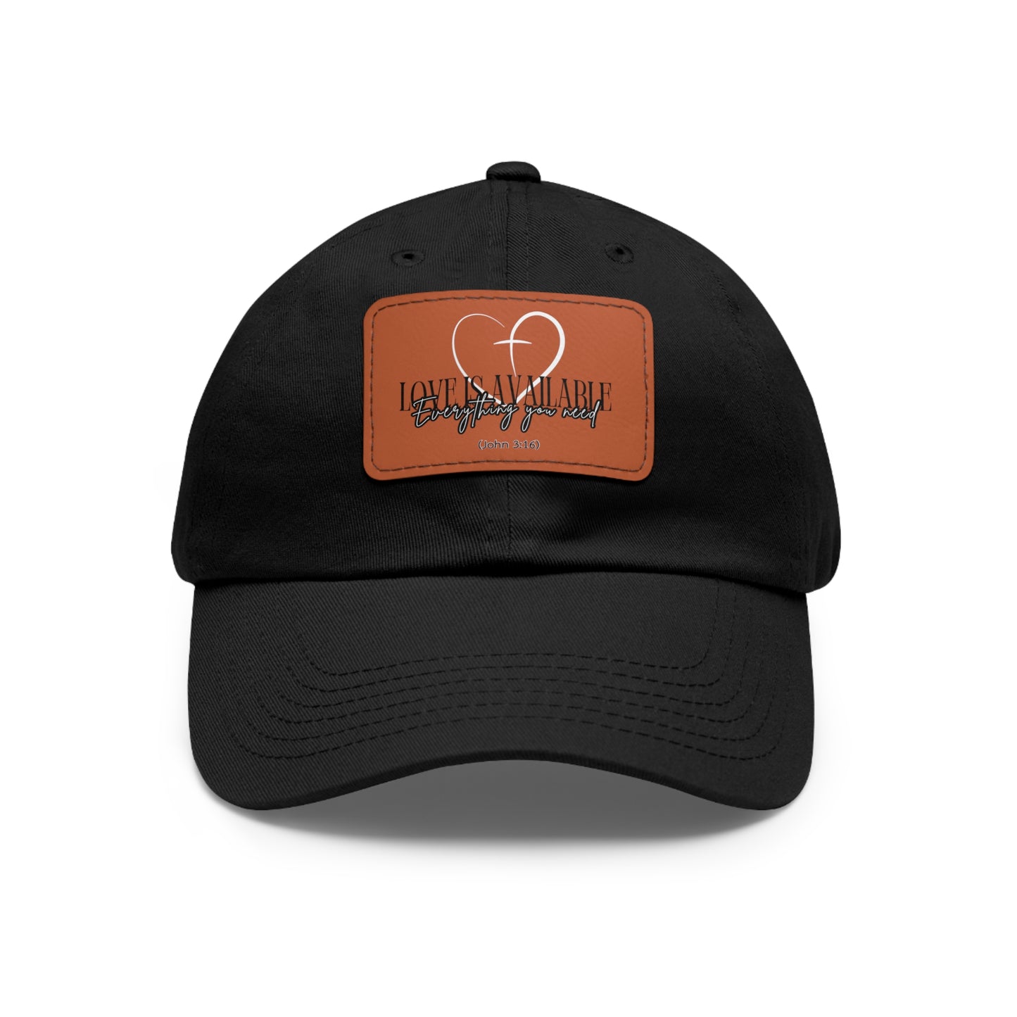 Love Dad Hat with Leather Patch (4 Colors)