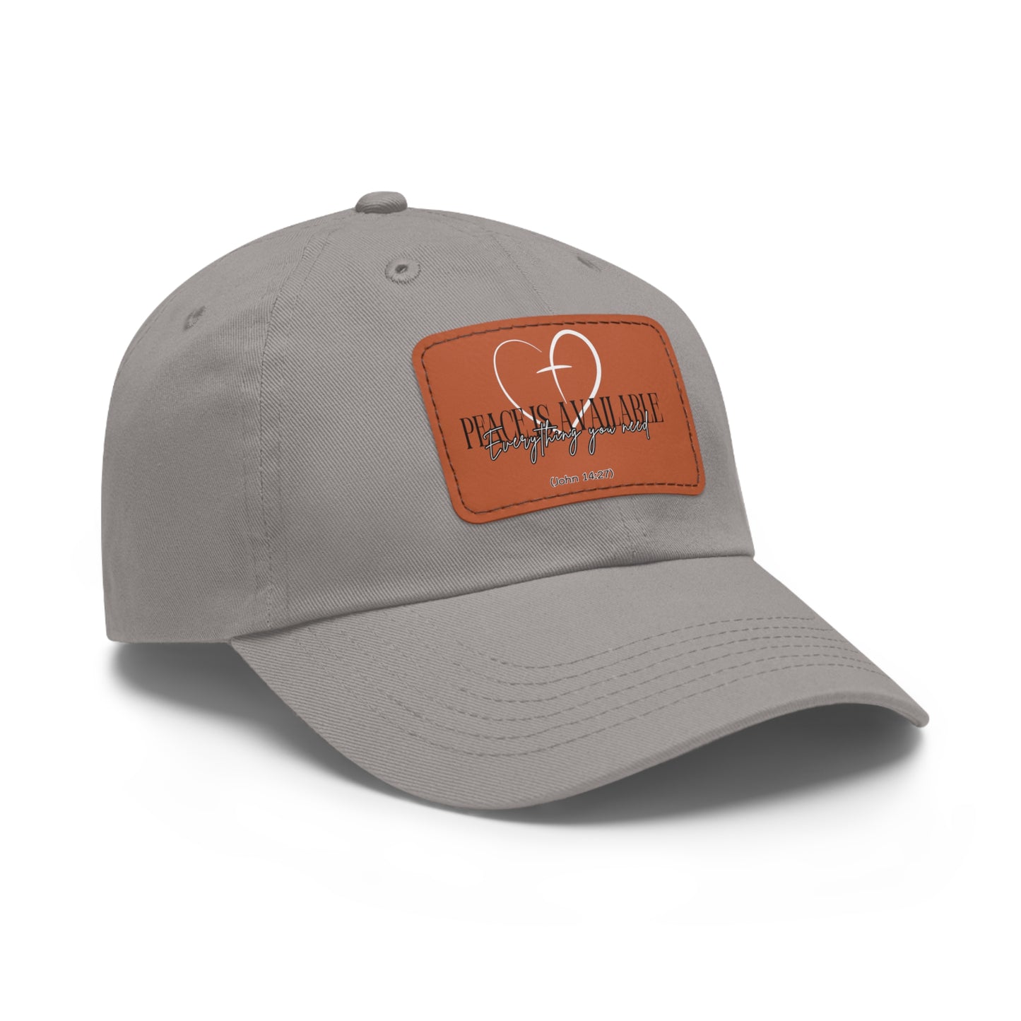 Peace Dad Hat with Leather Patch (4 Colors)