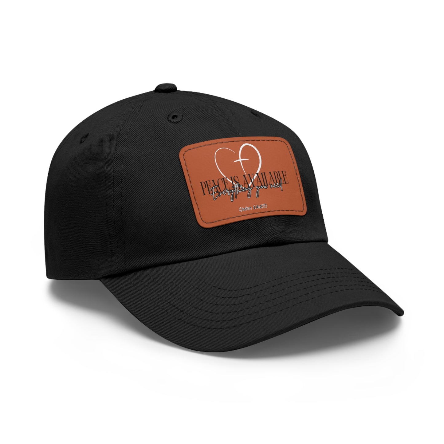 Peace Dad Hat with Leather Patch (4 Colors)