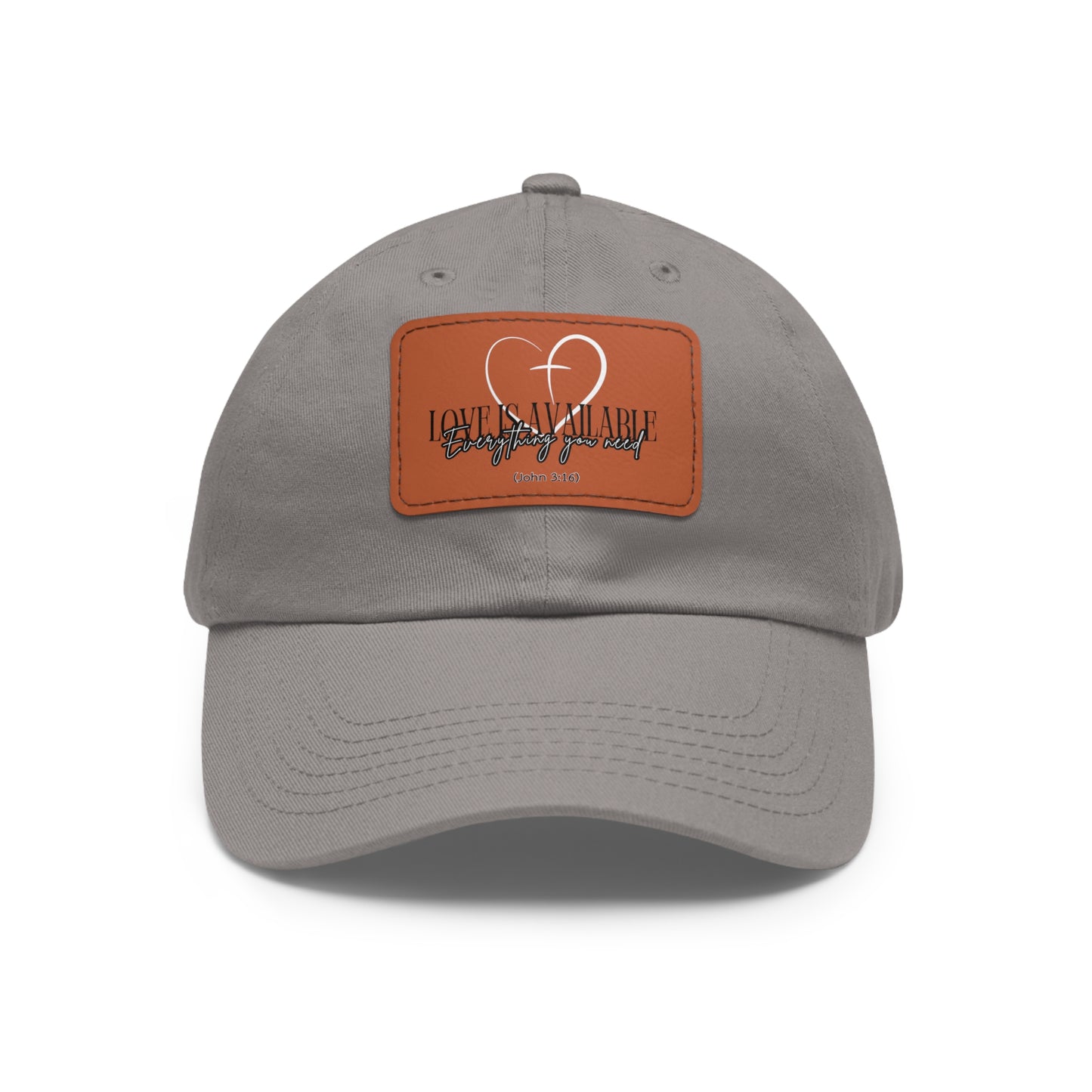 Love Dad Hat with Leather Patch (4 Colors)