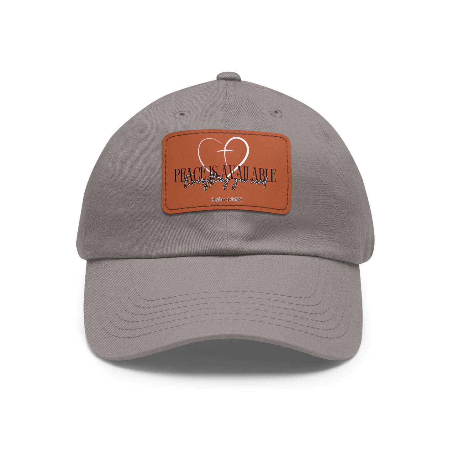 Peace Dad Hat with Leather Patch (4 Colors)