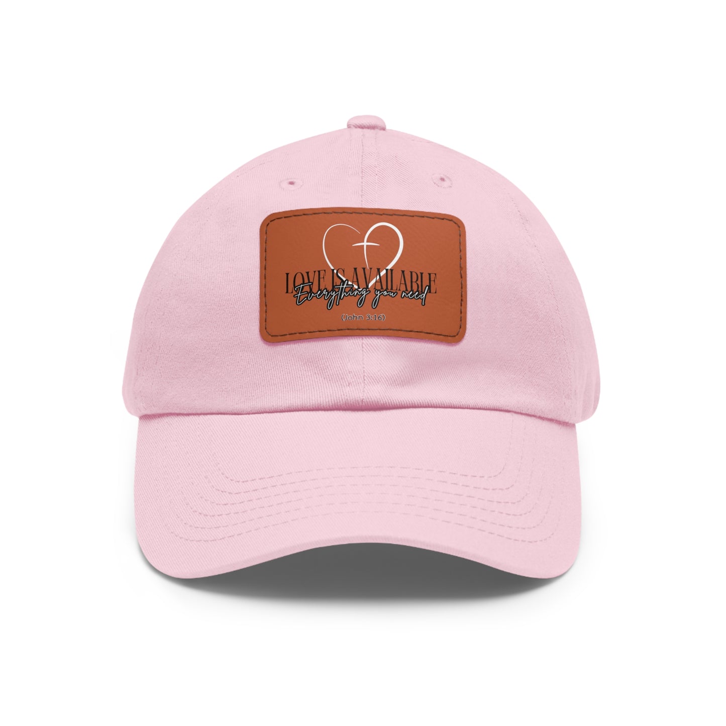 Love Dad Hat with Leather Patch (4 Colors)